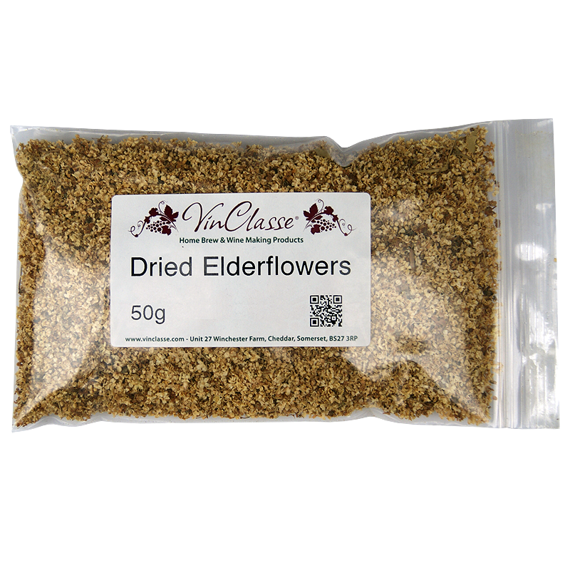 Dried Elderflowers 50g Bag Balliihoo
