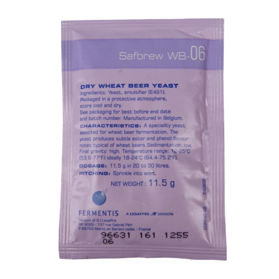 Fermentis Brewing Yeast - Safbrew WB-06