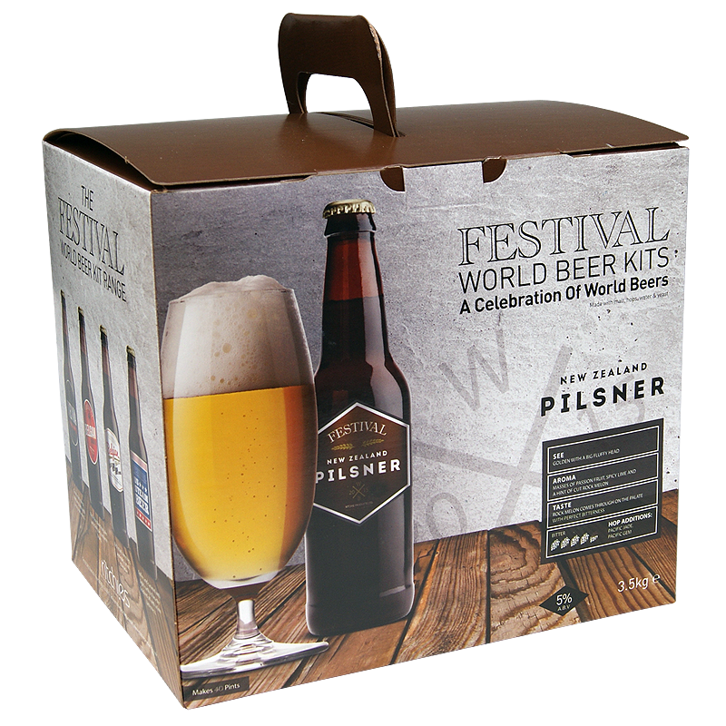 Festival World Beers 3.5kg New Zealand Pilsner Balliihoo