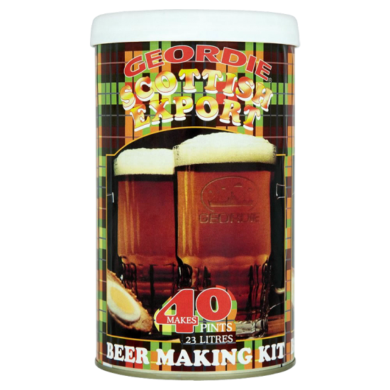 SPECIAL OFFER - Geordie Scottish Export - 40 Pint Ingredient Kit - Dented Tin