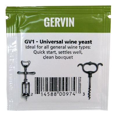 Gervin Yeast - GV1 Universal Wine Yeast