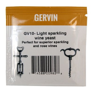 Gervin Yeast - GV10 Light Sparkling Wine Yeast