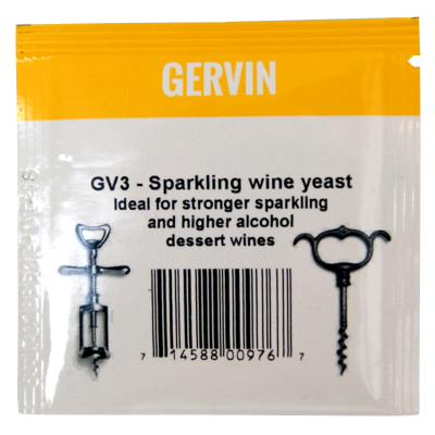 Gervin Yeast - GV3 Sparkling Wine Yeast