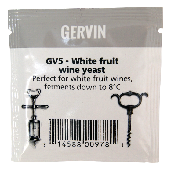 Gervin Yeast - GV5 White Fruit Wine Yeast