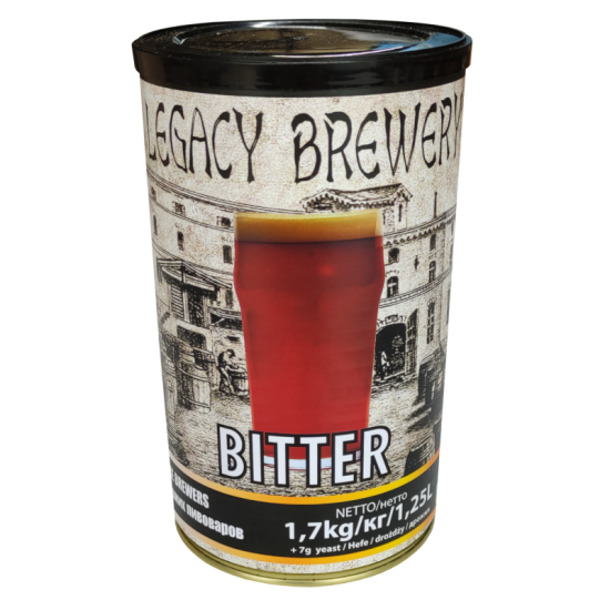SPECIAL OFFER - Legacy Bitter - 1.7Kg - 40 Pint Ingredient Kit - Damaged Tin