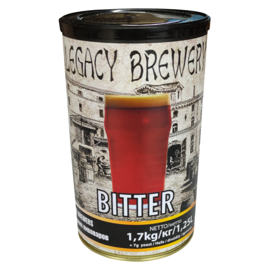 SPECIAL OFFER - Legacy Bitter - 1.7Kg - 40 Pint Ingredient Kit - Damaged Tin