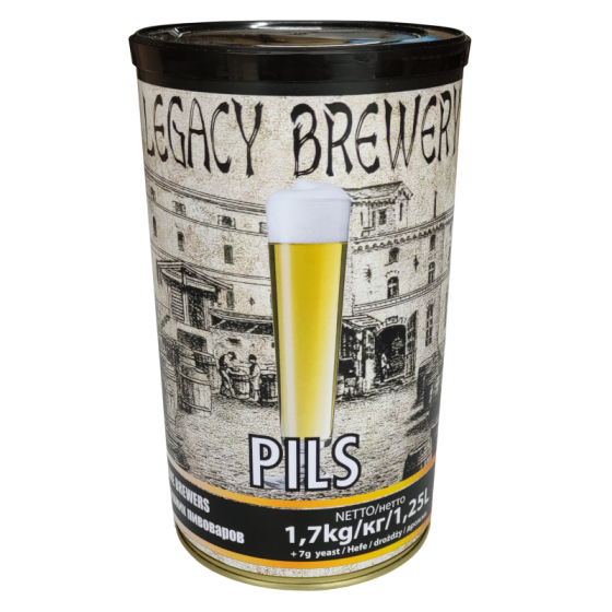 SPECIAL OFFER - Legacy Pils - 1.7Kg - 40 Pint Ingredient Kit - Damaged Tin