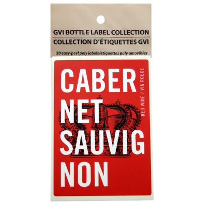 GVI Printed Wine Sticker Labels - Cabernet Sauvignon
