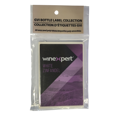 SPECIAL OFFER - GVI Easy Peel Wine Labels (Pack Of 30) Winexpert White Zinfandel - End Of Line Stock