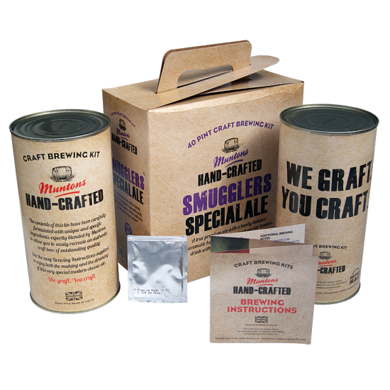 SPECIAL OFFER - Hand Crafted Smugglers Special Ale - 40 Pint Ingredient Kit - Damaged Box