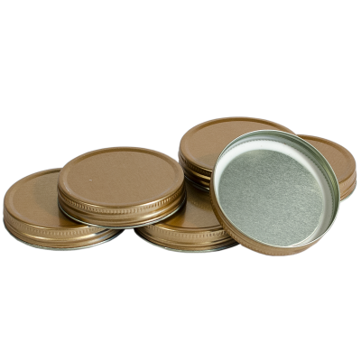Pack Of 6 Screw On Lids For Honey Jars