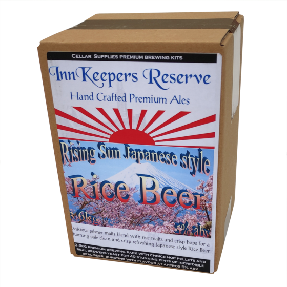 Rising Sun Japanese Style Rice Beer - 3.6kg 40 Pint Ingredient Kit