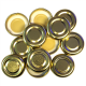 38mm Twist On Bottle And Jam Jar Lids - Gold - Pack Of 12