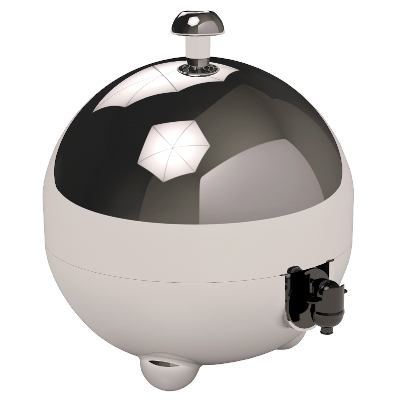 Laboul Designer Bag In Box Wine Dispenser 3l Silver Night / Chrome