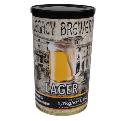 Legacy Lager - 1.7kg 40 Pint Beer Kit