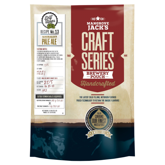 Mangrove Jacks Craft Series Australian Pale Ale With Dry Hops - 2.5kg - 23L / 40 Pint