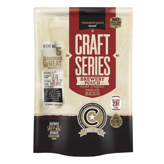 Mangrove Jacks Craft Series Bavarian Wheat Beer - 2.2kg - 23L / 40 Pint
