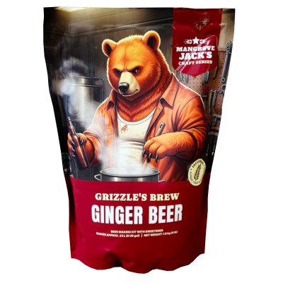 Mangrove Jacks Craft Series Grizzles Brew Ginger Beer - 1.8kg - 23L / 40 Pint