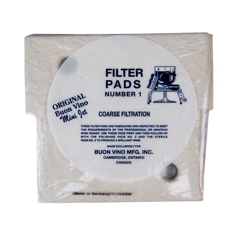 Buon Vino Minijet Coarse Filter Pads No1 Pack Of 3 Balliihoo