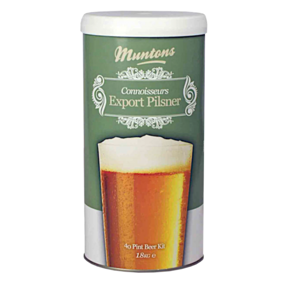 Muntons Connoisseurs 1.8kg 40 Pint Ingredient Kit - Export Pilsner