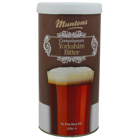 SPECIAL OFFER - Muntons Connoisseur Yorkshire Bitter 1.8kg - Dented Tin