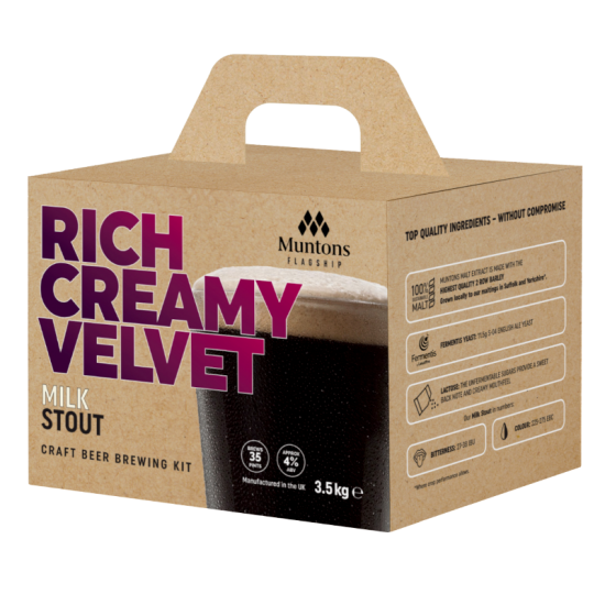 Muntons Flagship Milk Stout - 3kg Craft Beer Kit