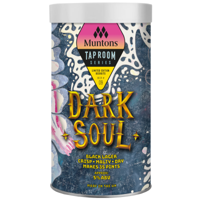 Muntons Tap Room Series - Dark Soul Black Lager - 1.5kg Limited Edition Craft Beer Kit