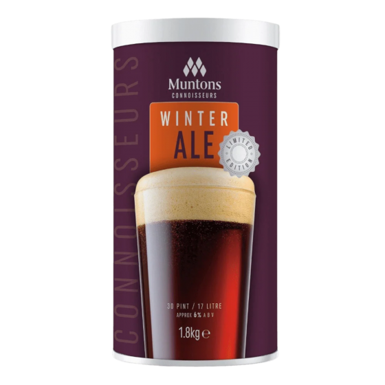 Muntons Connoisseurs 1.8kg - Winter Ale - 30 Pint Kit