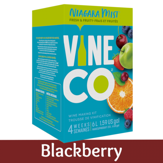 Niagara Mist 30 Bottle Light Wine Ingredient Kit - Blackberry