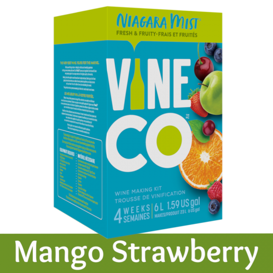Niagara Mist 30 Bottle Light Wine Ingredient Kit - Mango Strawberry