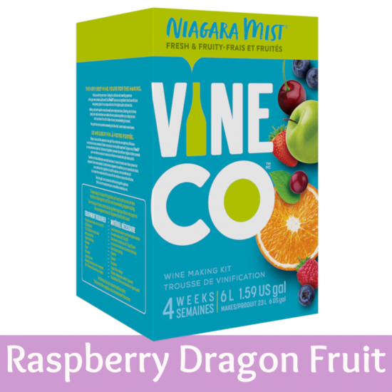 Niagara Mist 30 Bottle Light Wine Ingredient Kit - Raspberry Dragon Fruit