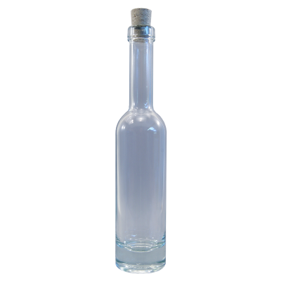 200ml Tall Glass Oil / Liqueur Bottle With Tapered Cork