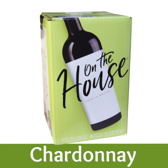 On The House - 30 Bottle Wine Ingredient Kit - Chardonnay