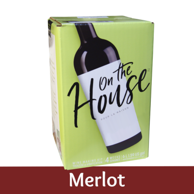 On The House - 30 Bottle Wine Ingredient Kit - Merlot