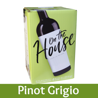 On The House - 30 Bottle Wine Ingredient Kit - Pinot Grigio