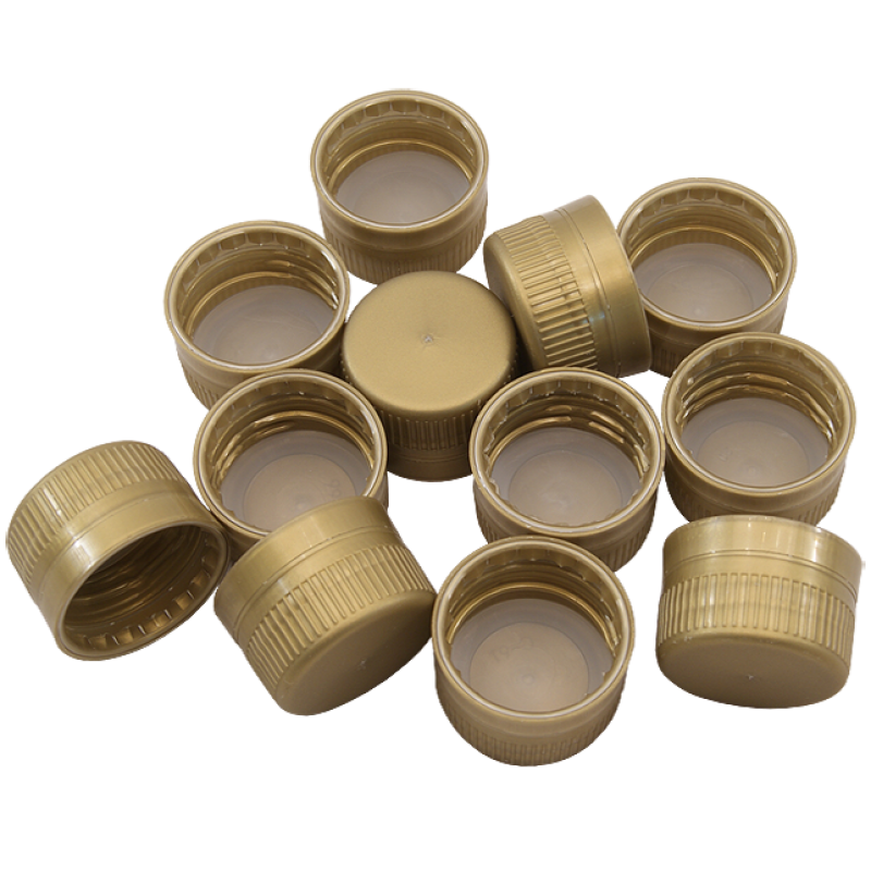 Gold Screw Caps For 1l Pet Bottles And Coopers Plastic Beer Bottles
