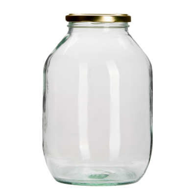 Half Gallon Pickle Jar With Gold Twist Off Lid