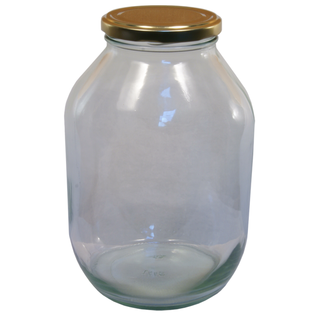Half Gallon Pickle Jar With Gold Twist Off Lid Balliihoo