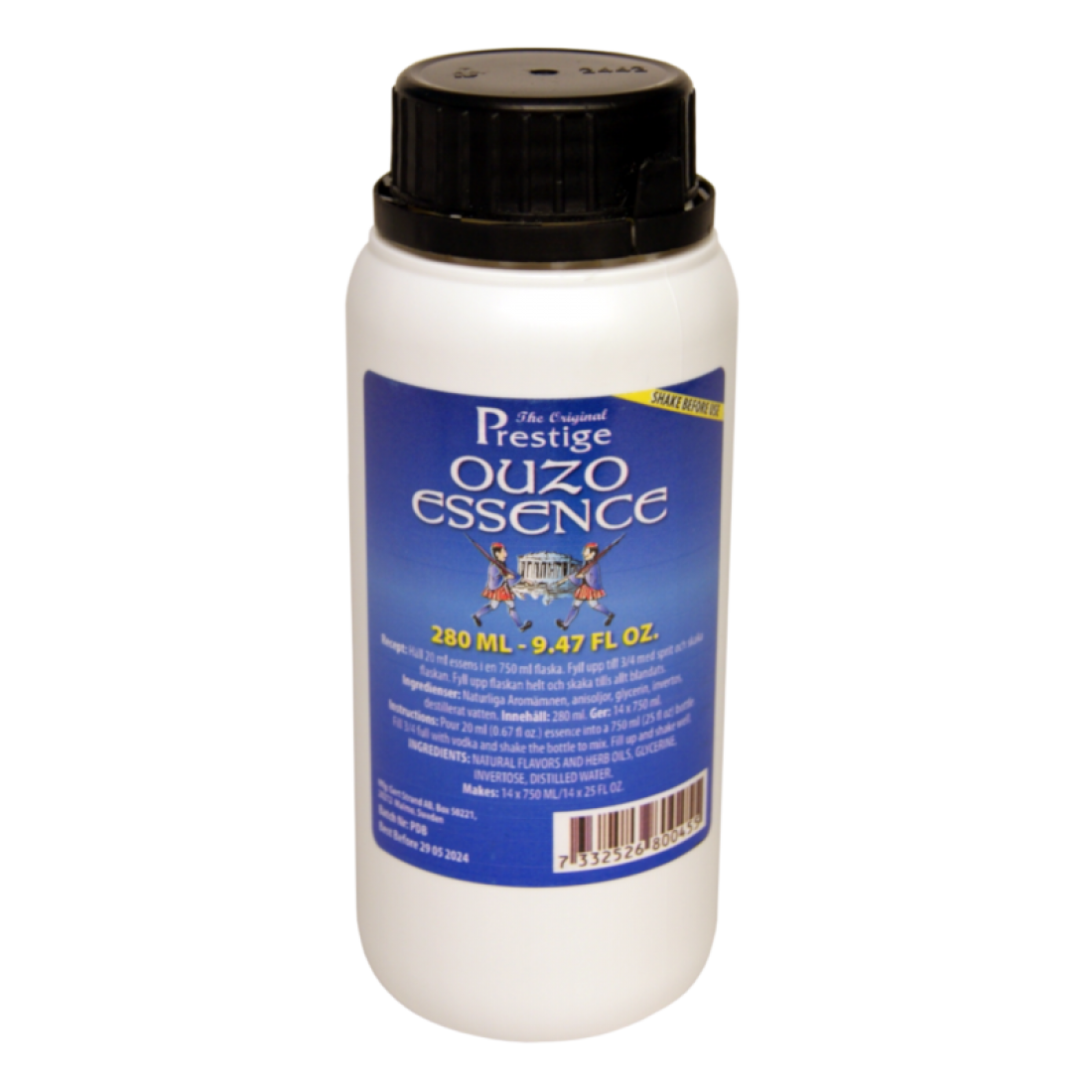 Original Prestige Bulk 280ml Ouzo Essence Balliihoo
