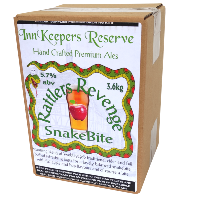 Rattlers Revenge Snakebite - 3.6kg 40 Pint Ingredient Kit
