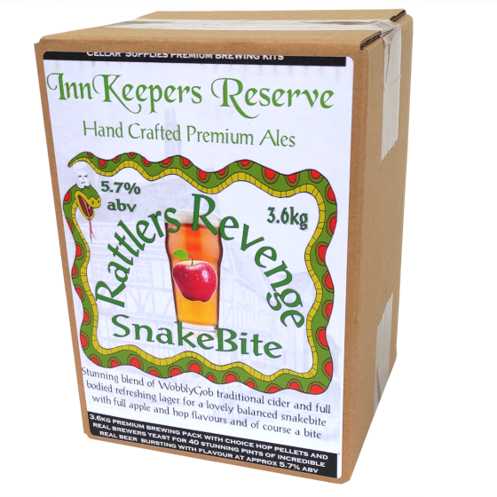 Rattlers Revenge Snakebite - 3.6kg 40 Pint Ingredient Kit