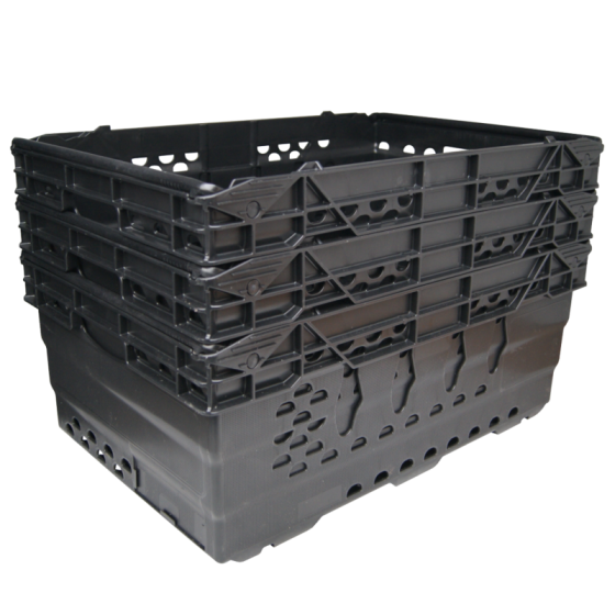 Heavy Duty Stacking & Nesting Storage Crate - (Large)