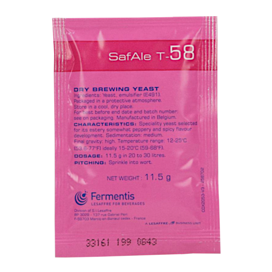 Fermentis Brewing Yeast Safale T58 Balliihoo