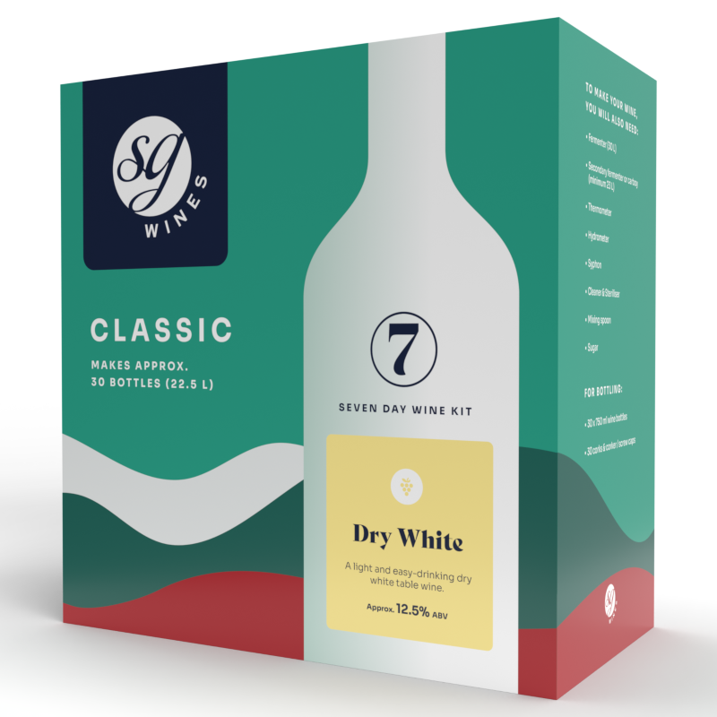 Sg Wines Classic 30 Bottle Dry White Wine Ingredient Kit (formerly