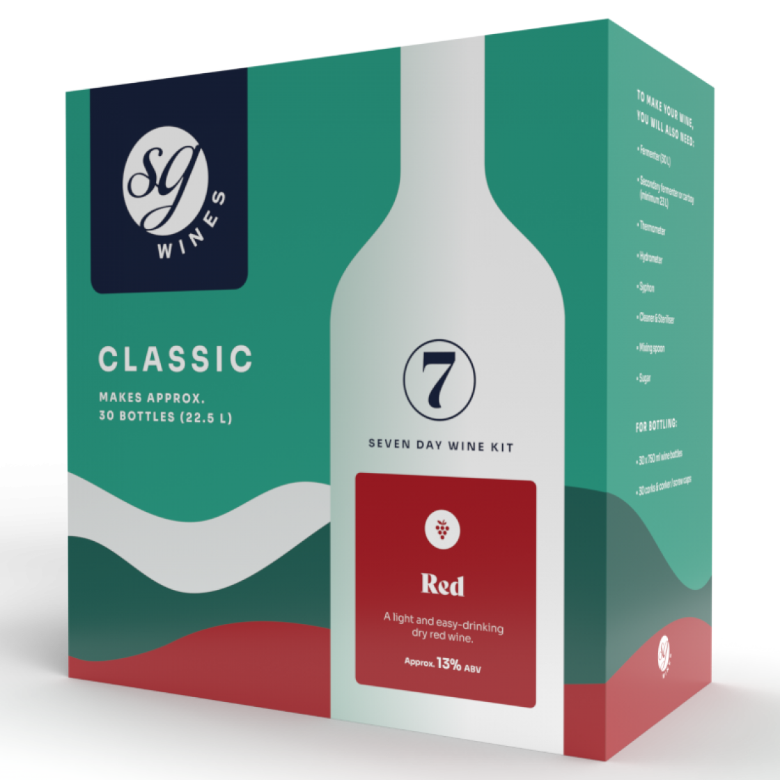 Sg Wines Classic 30 Bottle Red Wine Ingredient Kit (formerly Solomon