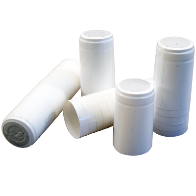 Shrink Capsules White - Pack of 30