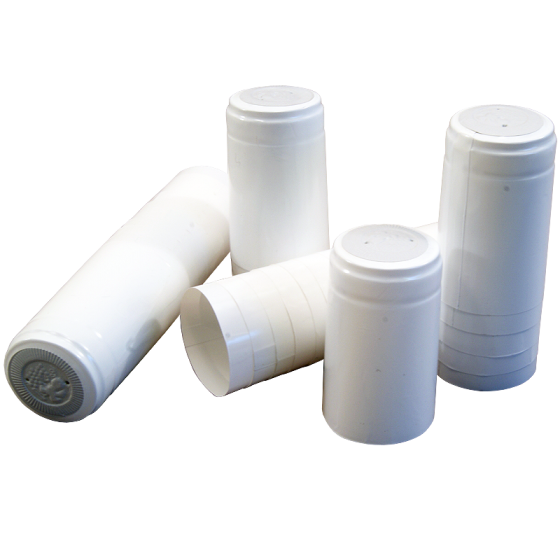 Shrink Capsules White - Pack of 30