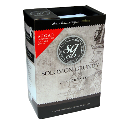 Solomon Grundy Platinum 30 Bottle - Chardonnay