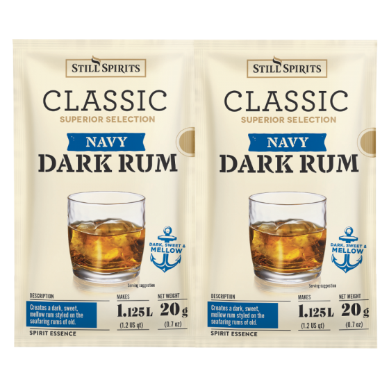 Still Spirits - Classic - Navy Dark Rum - Twin Essence Sachet