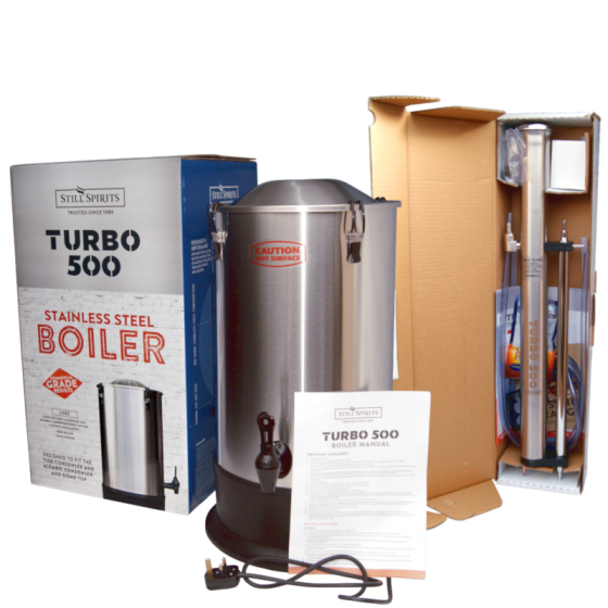 Still Spirits Turbo 500 - T500 - Complete Set - Boiler And Stainless Steel Column